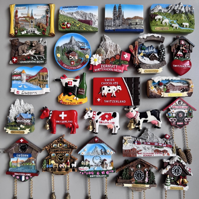 Home Decor Zurich - Magnet Kulkas Swiss Bern Zurich Zermart