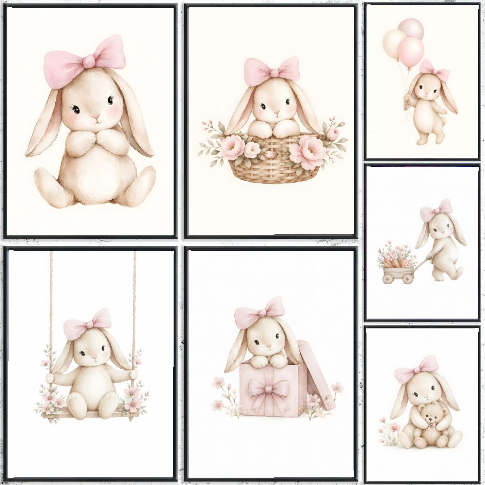 Home Decor Aesthetic - Poster seni kamar bayi dengan motif