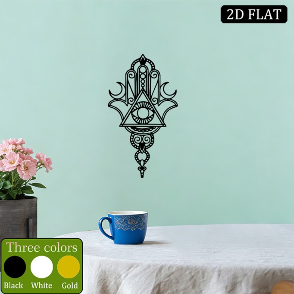 Home Decor You - CIFBUY Hiasan Dinding Besi Hamsa Mata
