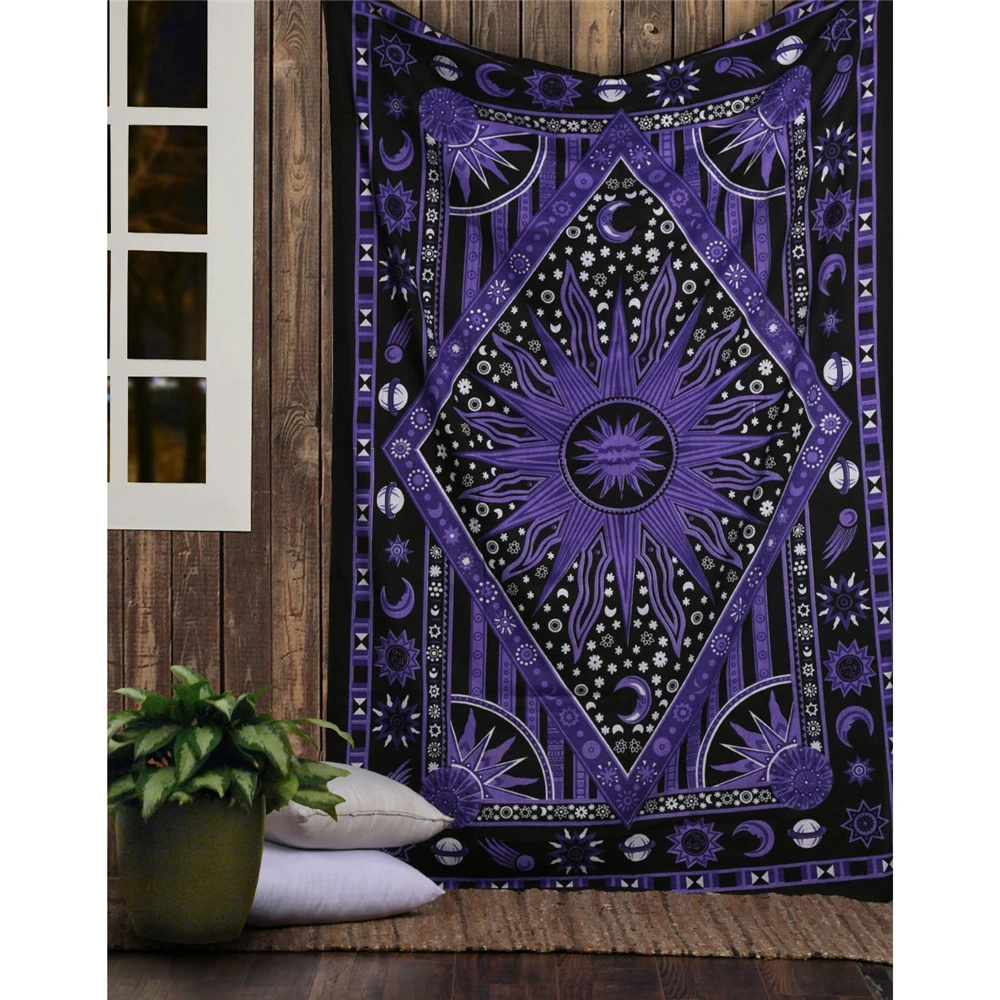 Home Decor Under 100 - Permadani dinding Mandala Tarot India permadani