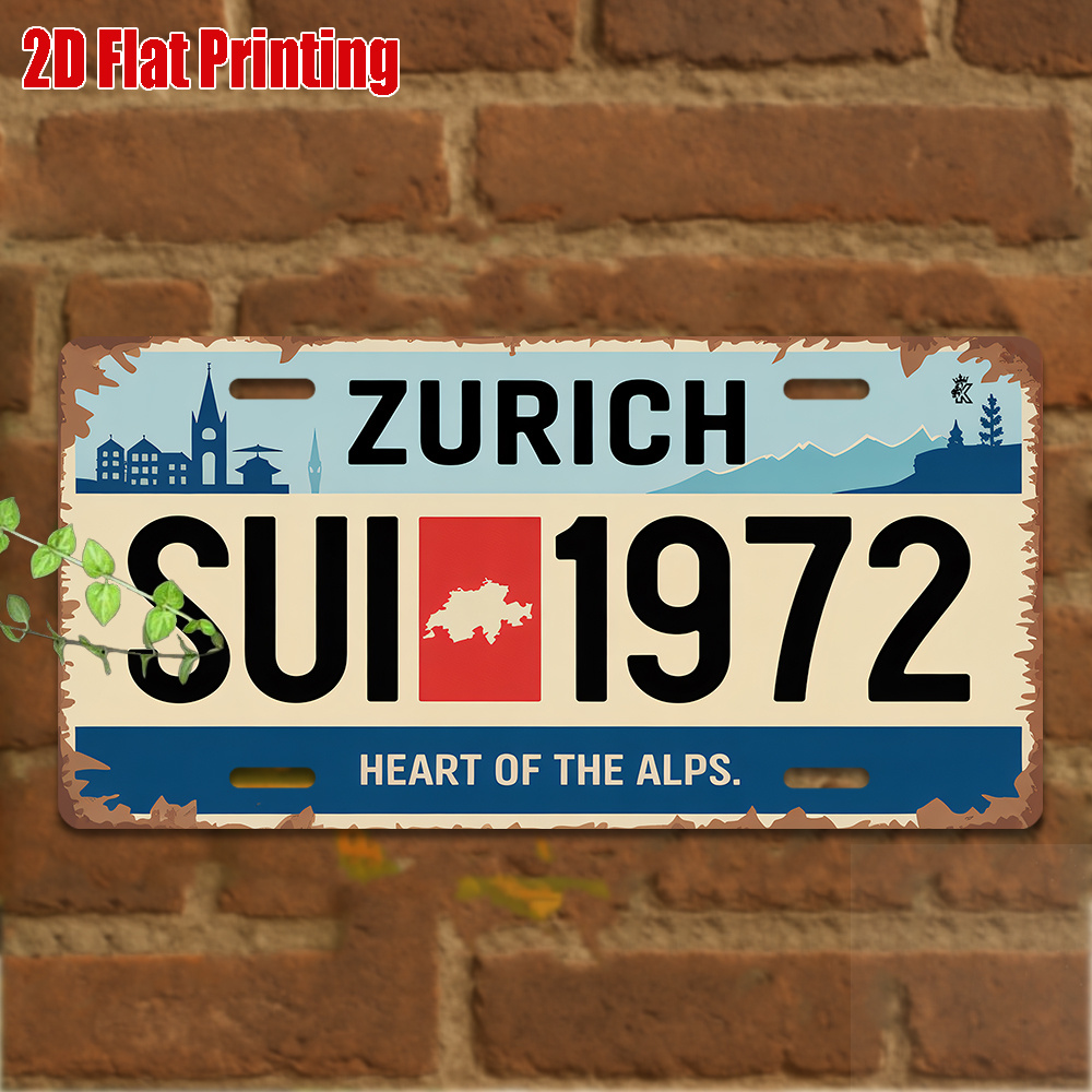 Home Decor Zurich - AL Sign - Dekorasi Dinding Plakat