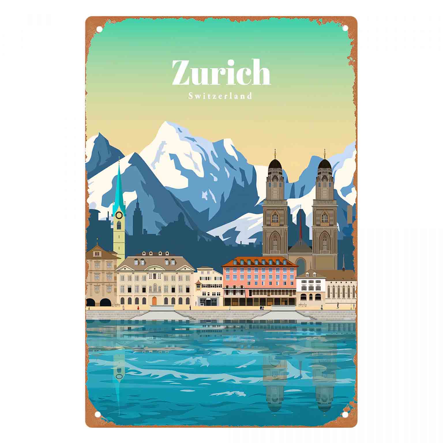 Home Decor Zurich - 2D FLAT 1 Buah 
