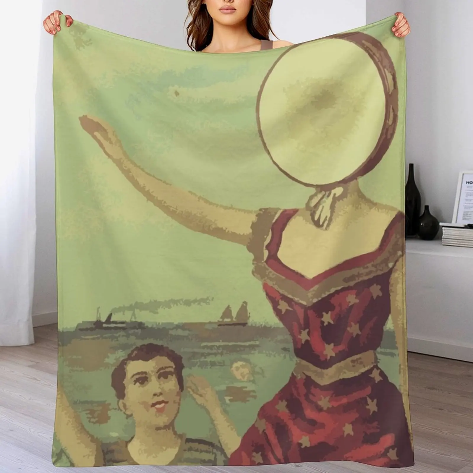 Neutral Throw Blanket - Selimut Penutup Neutral Milk Hotel In