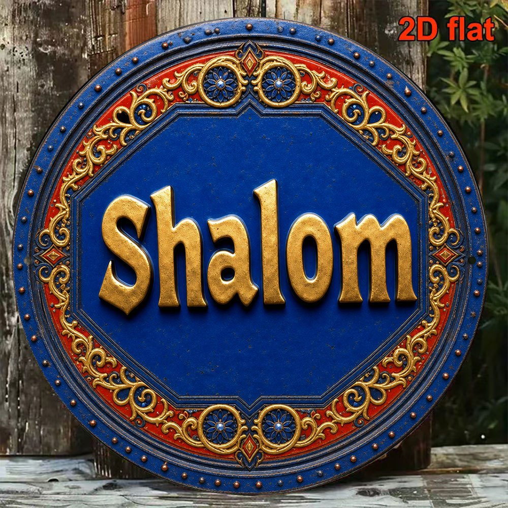 Home Decor You - CIFBUY Hiasan Dinding Aluminium Retro Tahan