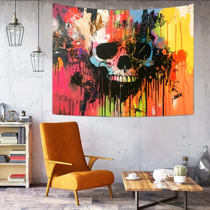 Home Decor Express - Permadani Seni Abstrak Tenunan Tangan Menampilkan