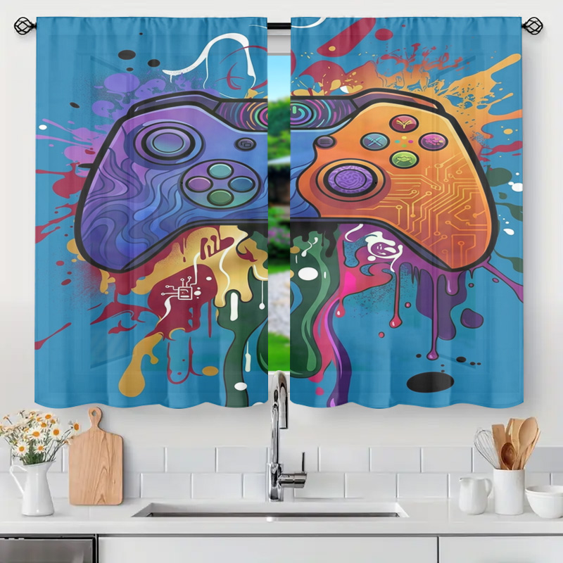 Home Decor Youtube Videos - Tirai Gaming Retro Dekorasi Video Game