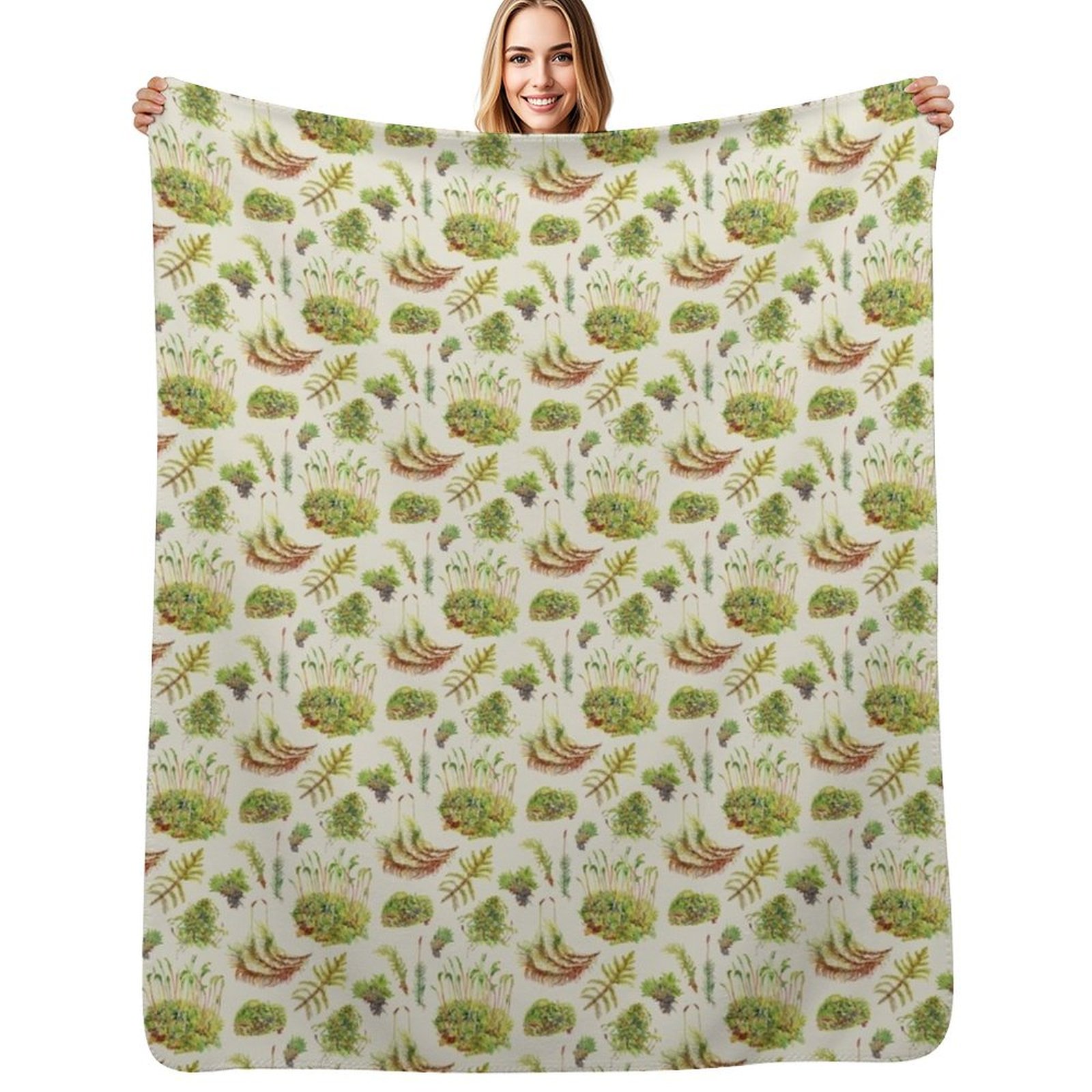 Mosses - Selimut Lempar Netral - Neutral Throw Blanket ulasan dan harga