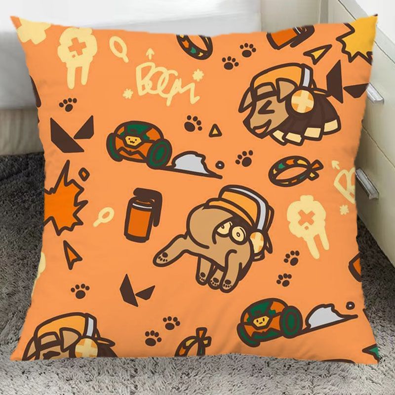 Bantal Lembut dengan Motif Cet - Home Decor Game ulasan dan harga