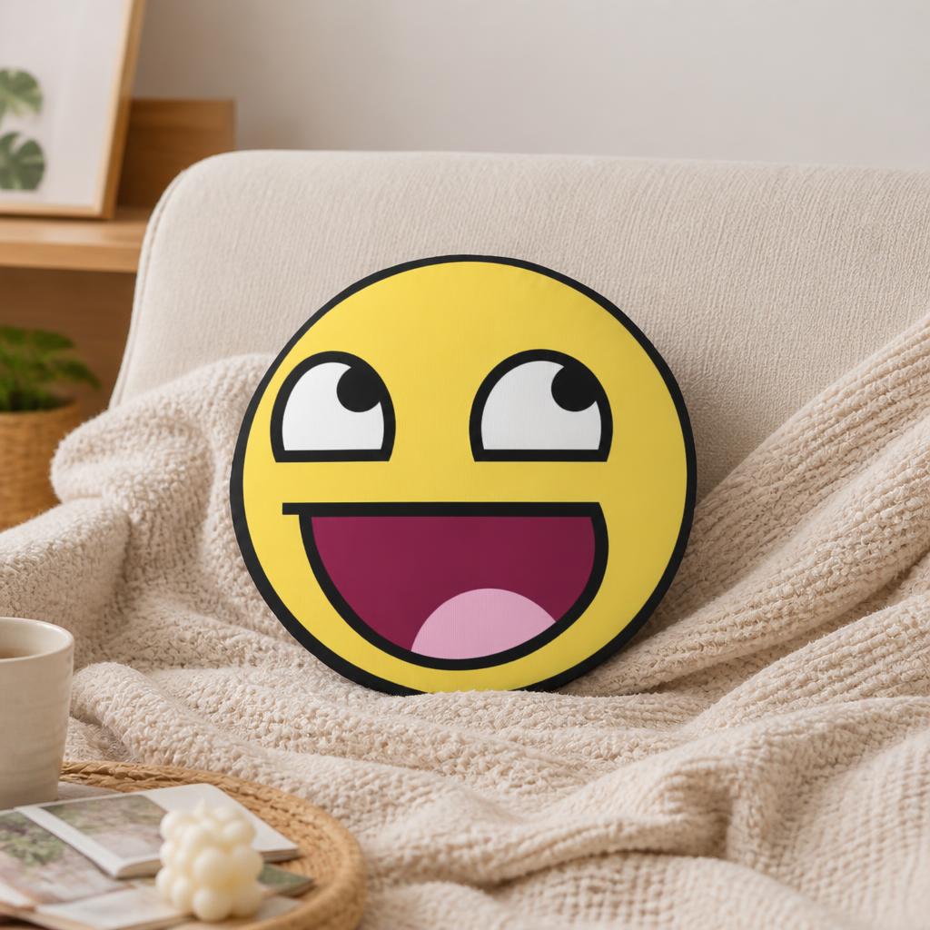 Bantal berbentuk emoji kuning  - Home Decor Emoji ulasan dan harga