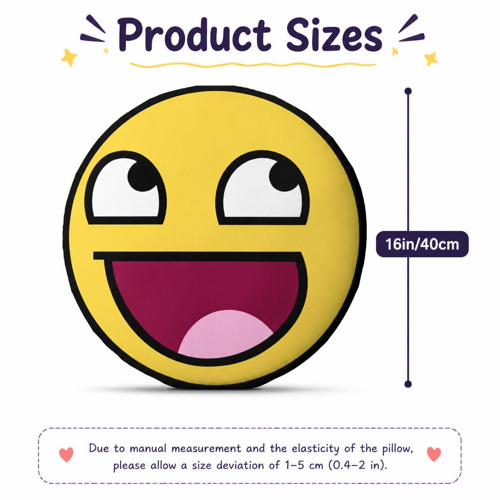 Bantal berbentuk emoji kuning  - Home Decor Emoji ulasan dan harga