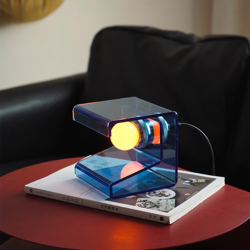 Lampu Meja Kubus Akrilik Moder - Home Decor Under 100 ulasan dan harga