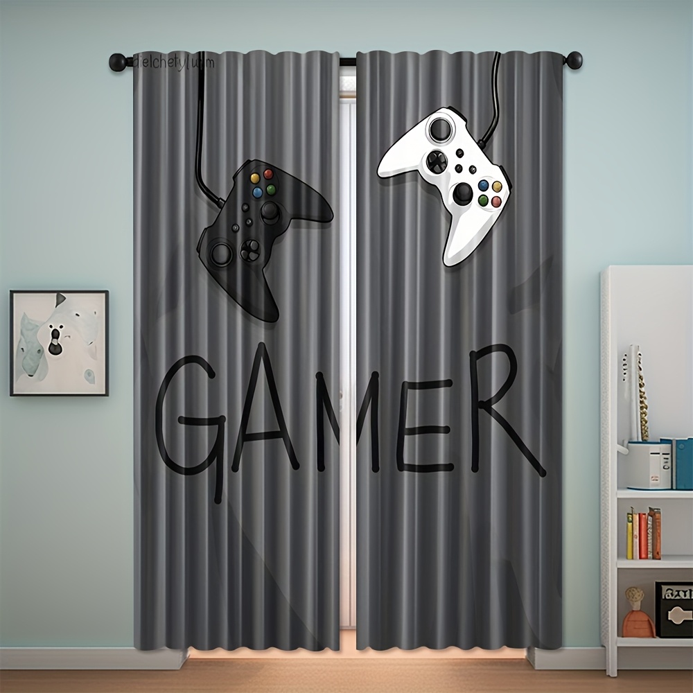 Tirai Pengontrol Teks Gamer, T - Home Decor Youtube Videos ulasan dan harga