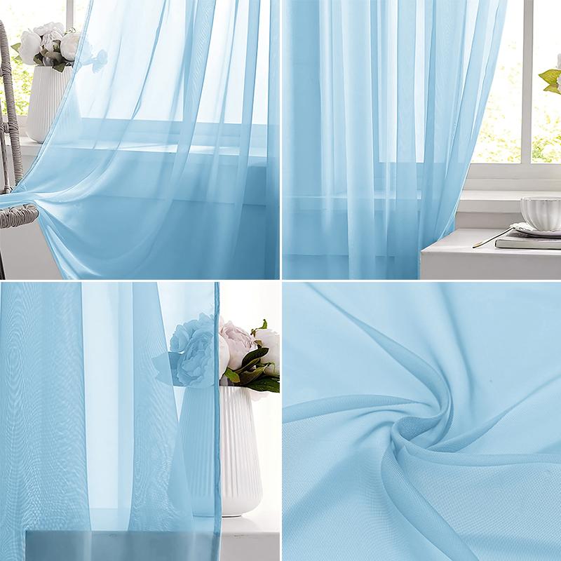 Tirai Jendela Voile Tipis Warn - Home Decor Under 100 ulasan dan harga