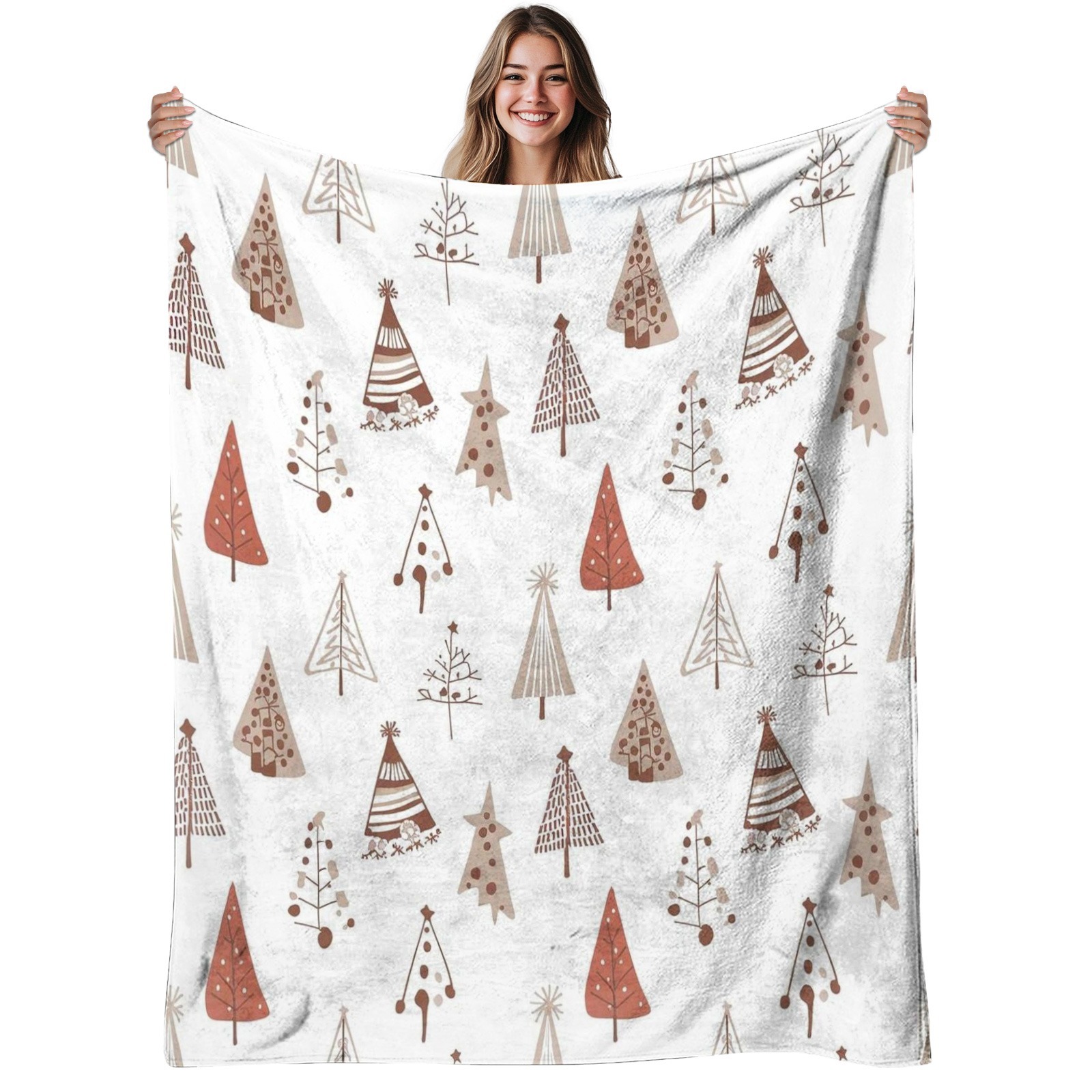 1pc Selimut Nordik - Lembut Ha - Neutral Throw Blanket ulasan dan harga