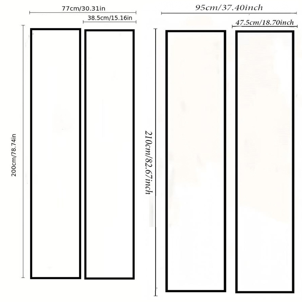 1 buah stiker pintu berbentuk  - Home Decor Express ulasan dan harga
