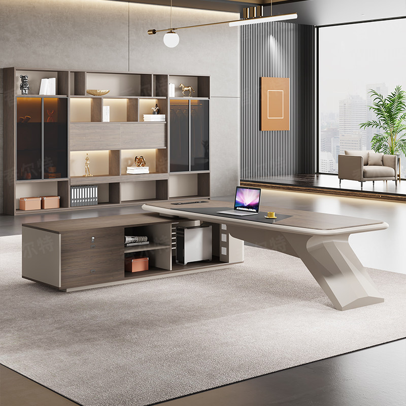 Meja Kantor Estetika Nordik De - Home Decor Aesthetic ulasan dan harga