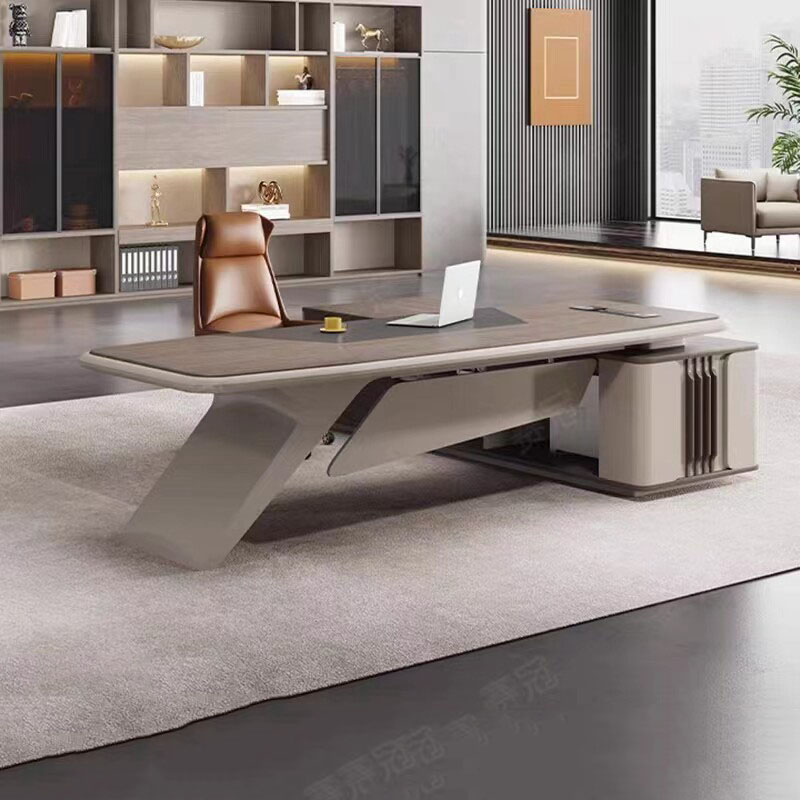 Meja Kantor Estetika Nordik De - Home Decor Aesthetic ulasan dan harga