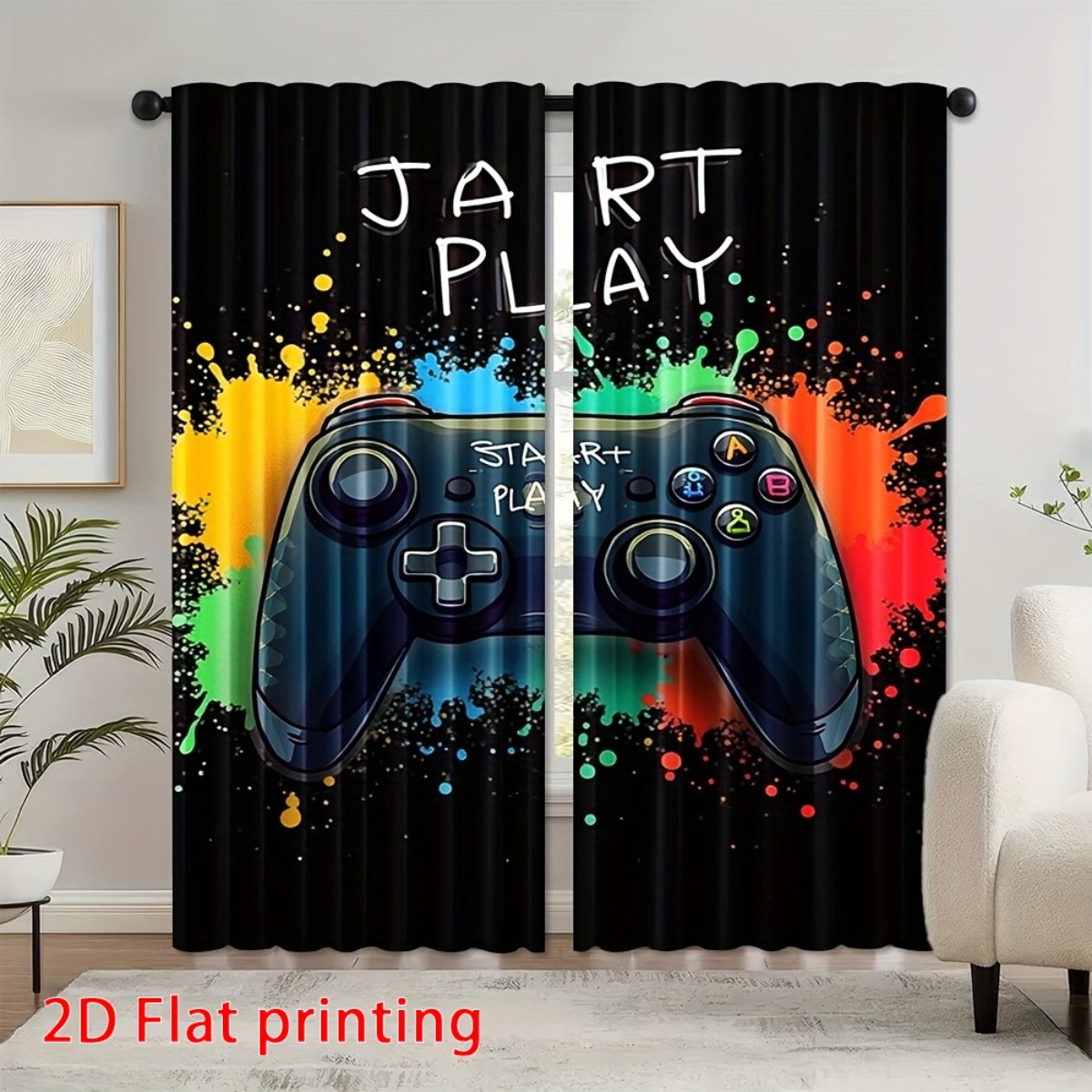 Tirai Gaming Tirai Video Game  - Home Decor Youtube Videos ulasan dan harga