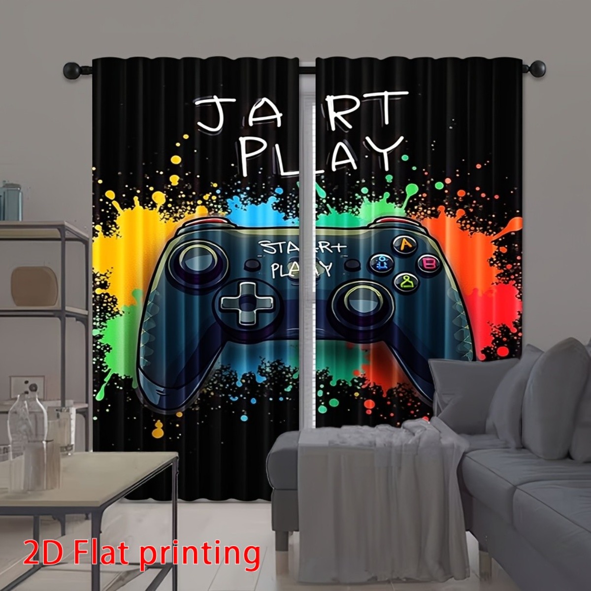Tirai Gaming Tirai Video Game  - Home Decor Youtube Videos ulasan dan harga