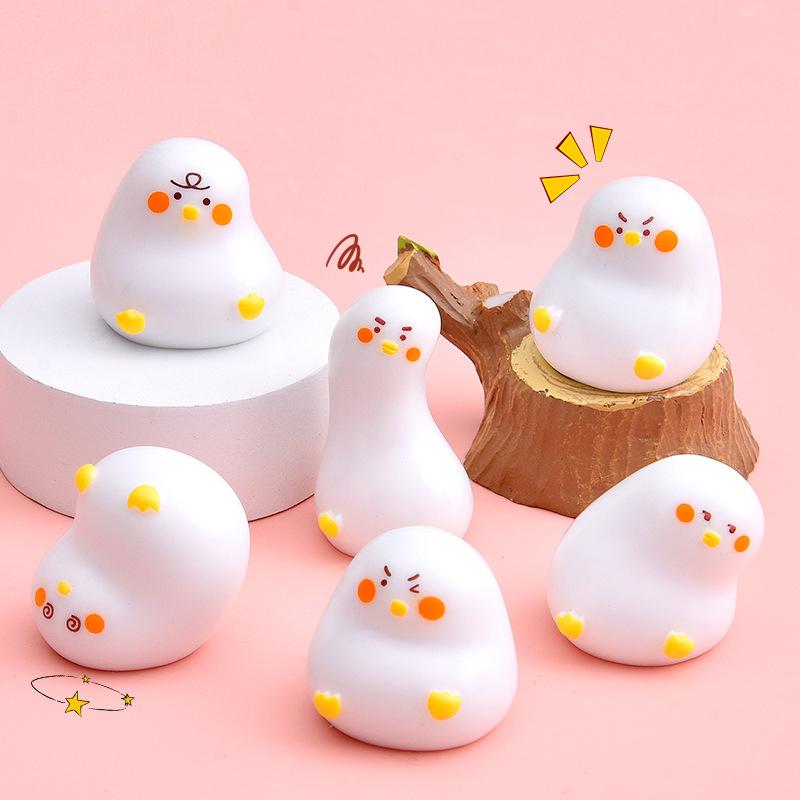 6 Buah Patung Resin Bebek Puti - Home Decor Express ulasan dan harga