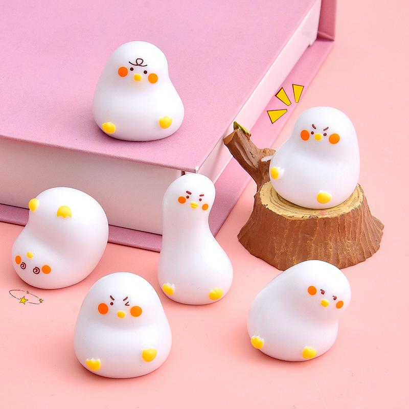 6 Buah Patung Resin Bebek Puti - Home Decor Express ulasan dan harga