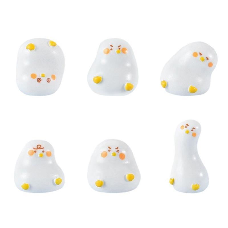 6 Buah Patung Resin Bebek Puti - Home Decor Express ulasan dan harga