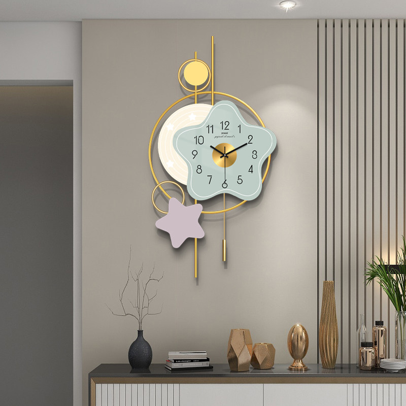 Jam Dinding Desain Fashion Int - Home Decor Aesthetic ulasan dan harga