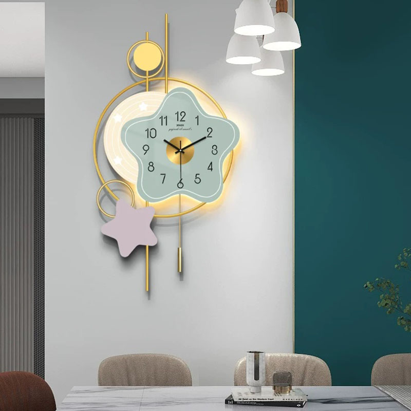 Jam Dinding Desain Fashion Int - Home Decor Aesthetic ulasan dan harga