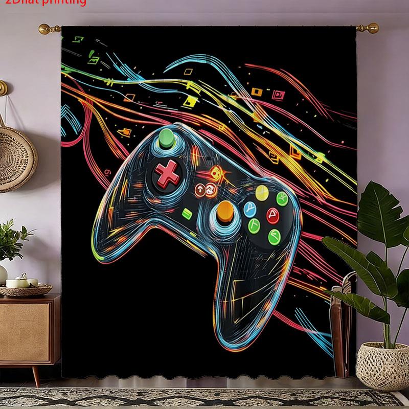 2 Buah Tirai Seni Pop Video Ga - Home Decor Youtube Videos ulasan dan harga