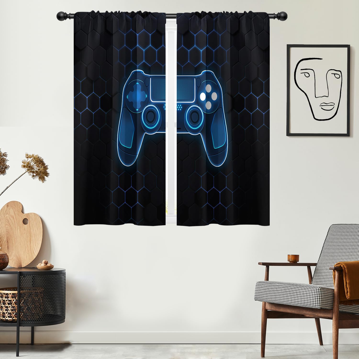 Tirai Gaming Mewah untuk Contr - Home Decor Youtube Videos ulasan dan harga