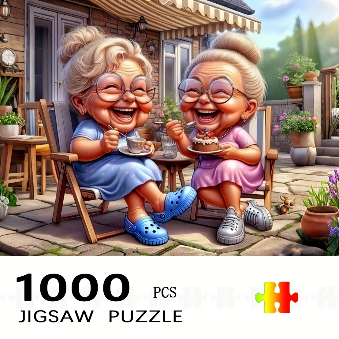 1000pcs Puzzle Teh Sore Nenek  - Home Decor Game ulasan dan harga
