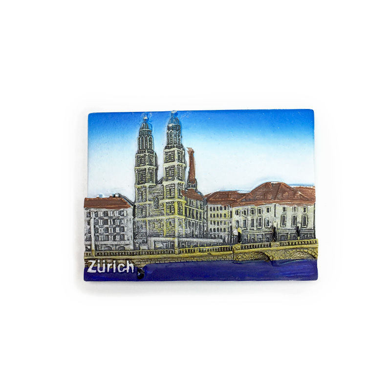 Magnet Kulkas Resin 3D Swiss Z - Home Decor Zurich ulasan dan harga