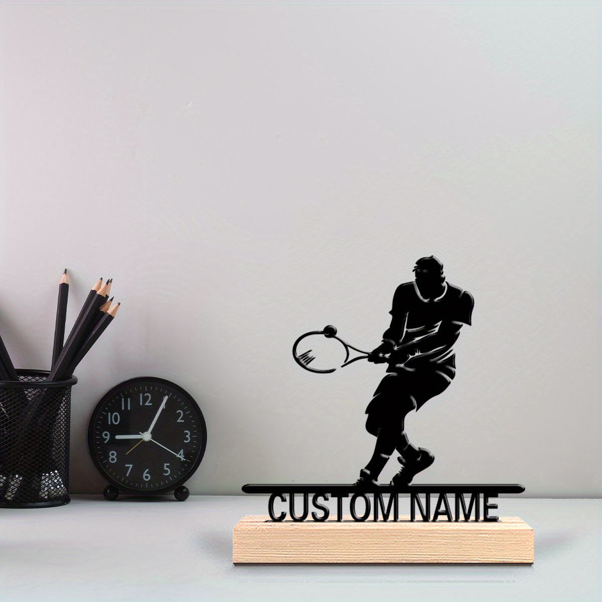 Patung Logam Pemain Tenis yang - Home Decor Market ulasan dan harga