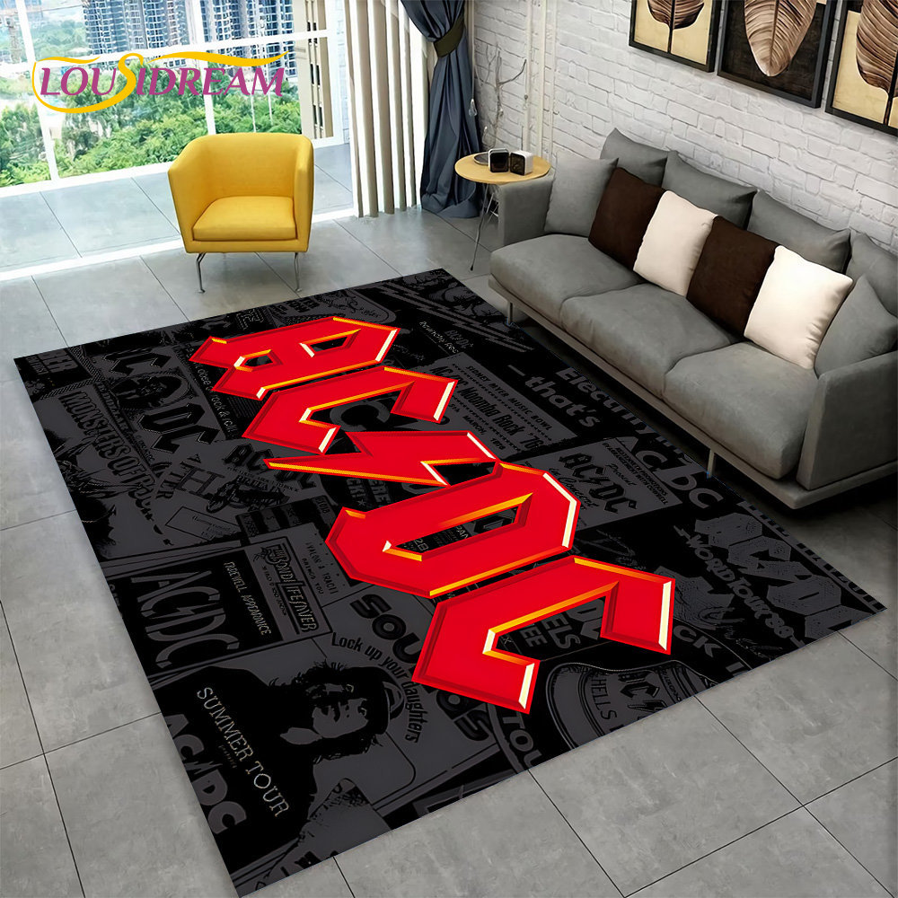 Karpet Area Band Rock AC/DC Be - Home Decor Under 100 ulasan dan harga