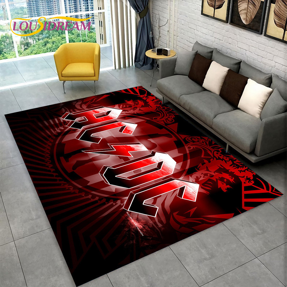 Karpet Area Band Rock AC/DC Be - Home Decor Under 100 ulasan dan harga
