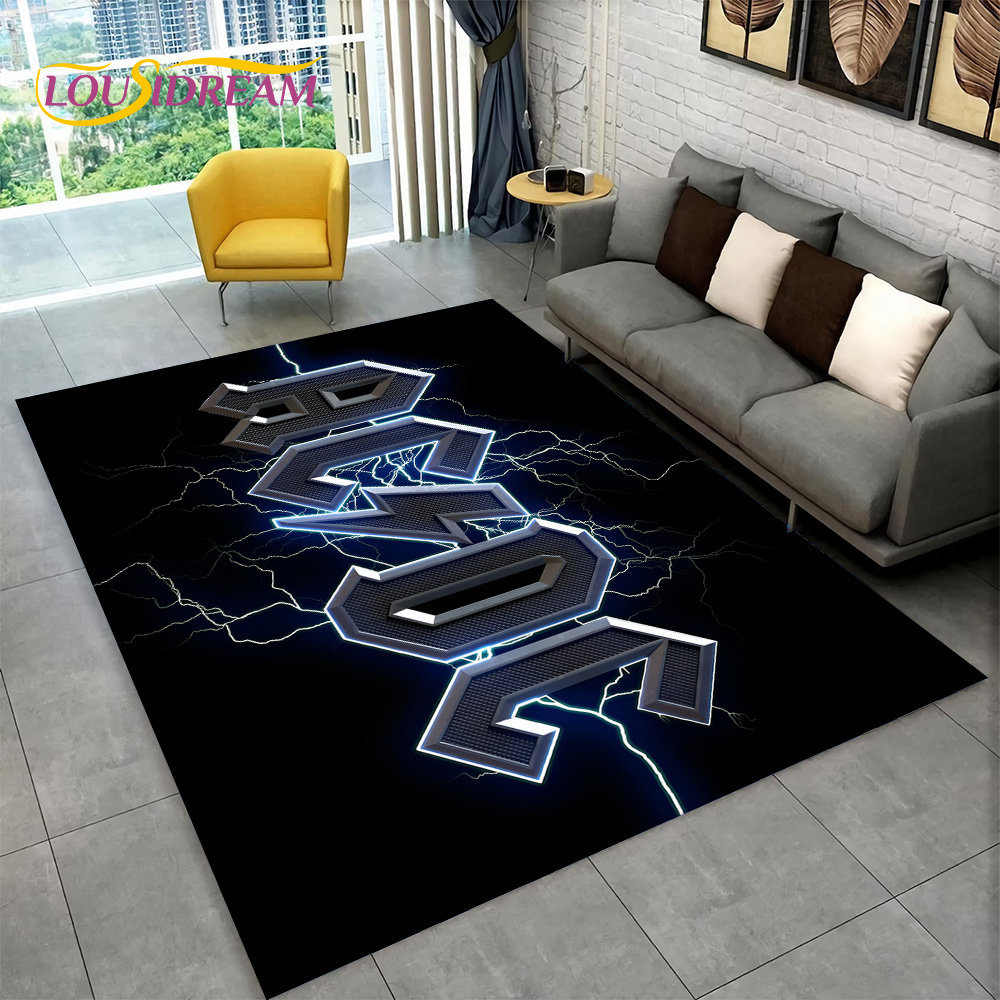 Karpet Area Band Rock AC/DC Be - Home Decor Under 100 ulasan dan harga