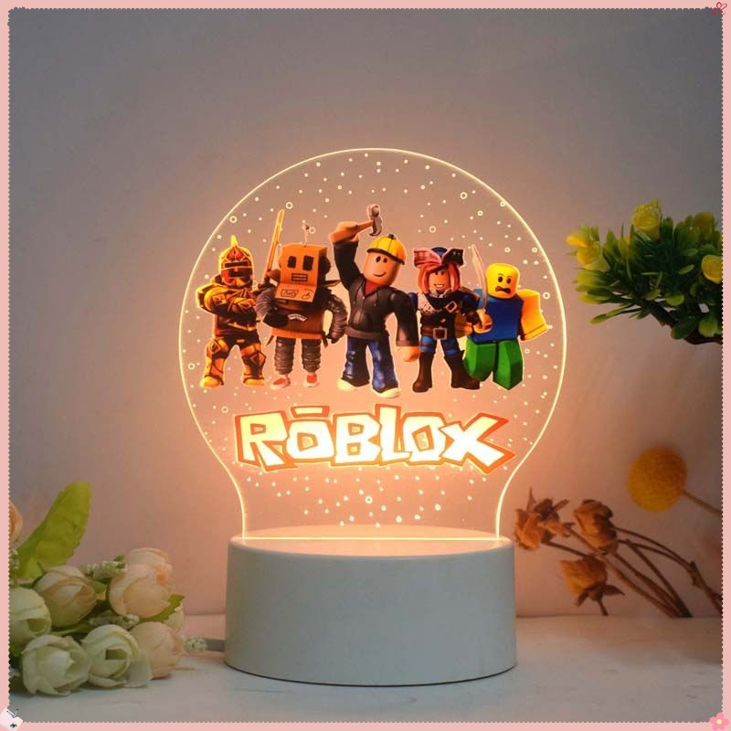 Lampu Tidur 3D USB Figur Roblo - Home Decor Game ulasan dan harga