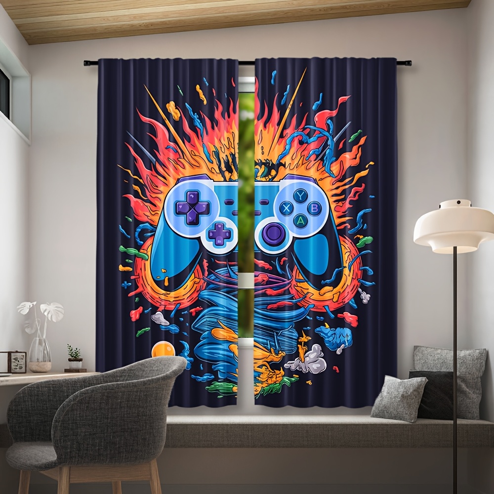 Tirai Jendela Budaya Pop Gamer - Home Decor Youtube Videos ulasan dan harga