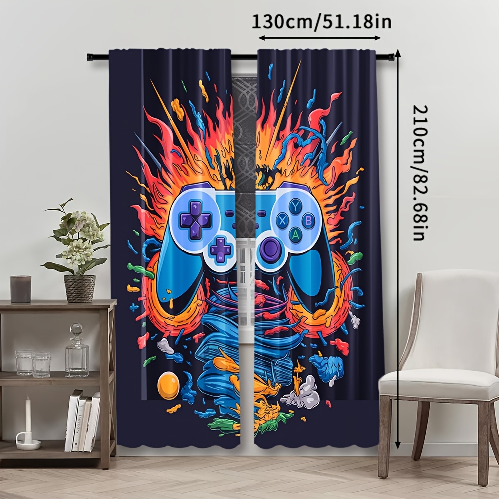 Tirai Jendela Budaya Pop Gamer - Home Decor Youtube Videos ulasan dan harga