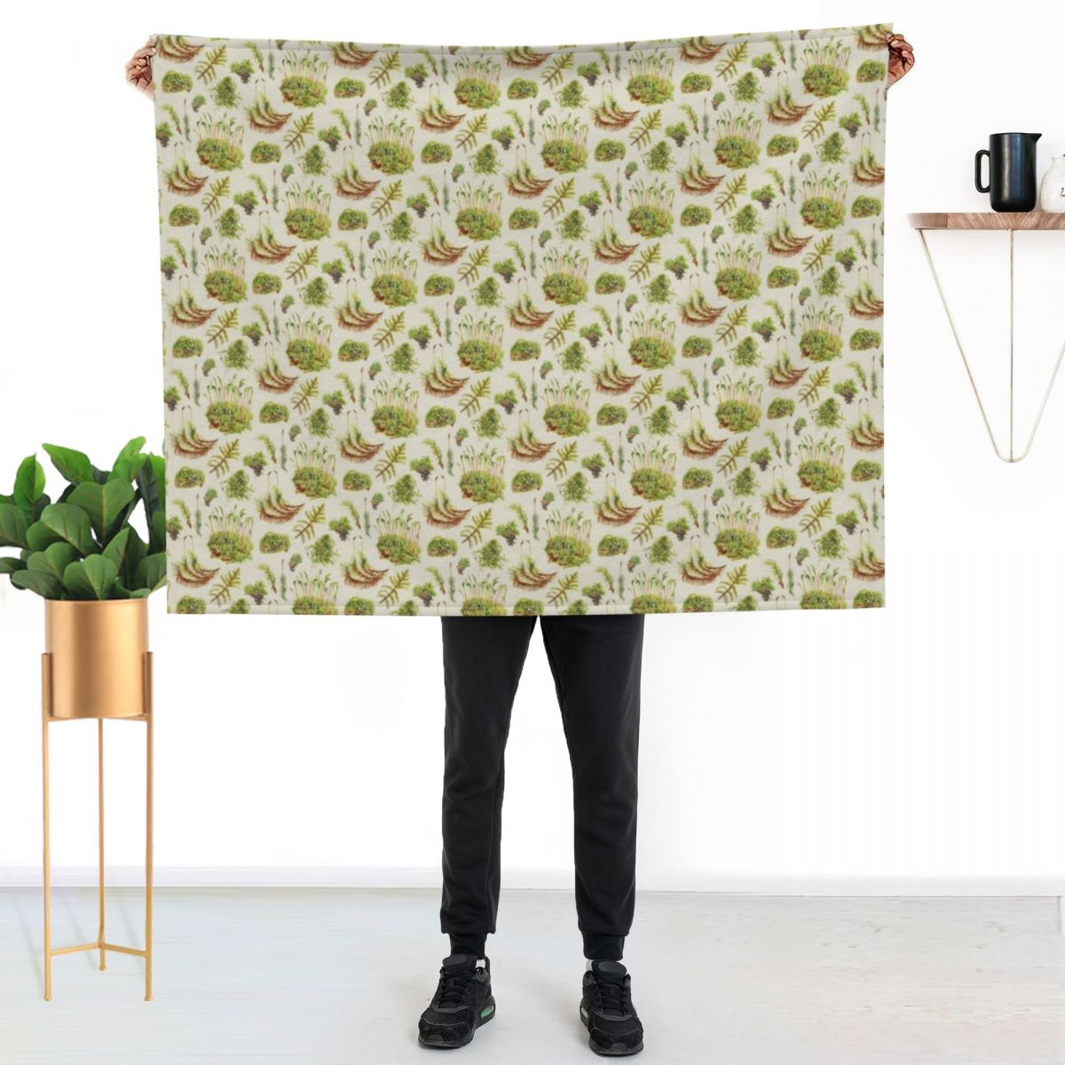 Selimut Lembut Berbahan Moss – - Neutral Throw Blanket ulasan dan harga