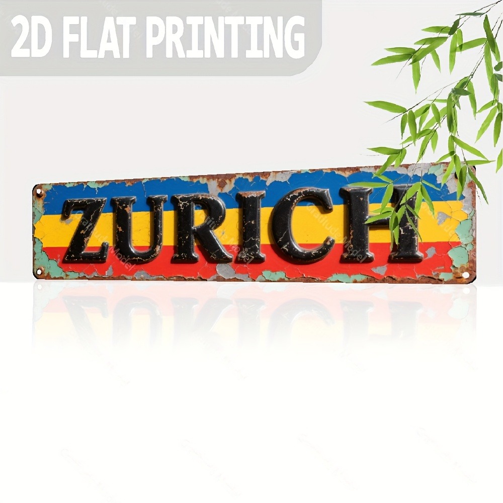 Papan Tanda Kustom Zurich 2D D - Home Decor Zurich ulasan dan harga