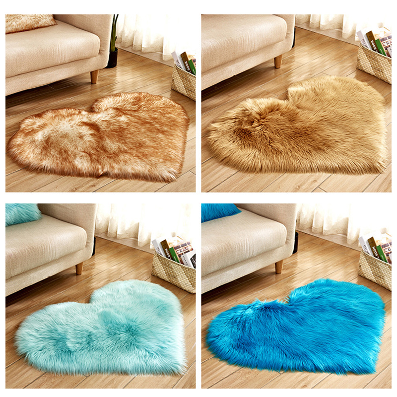 Karpet Hati Warna Solid Berbul - Home Decor Under 100 ulasan dan harga