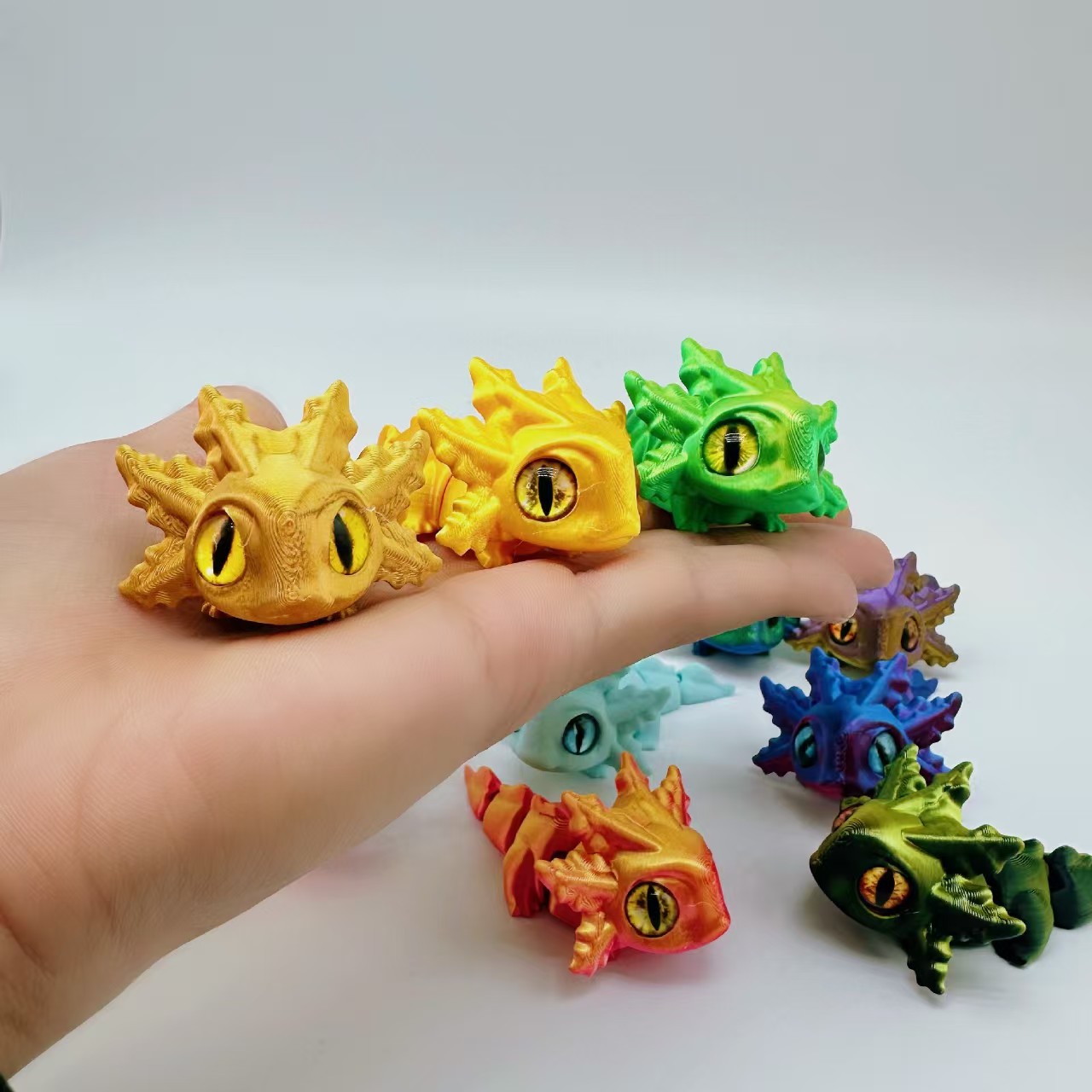 Figur Koleksi Axolotl 3D Cetak - Home Decor Express ulasan dan harga