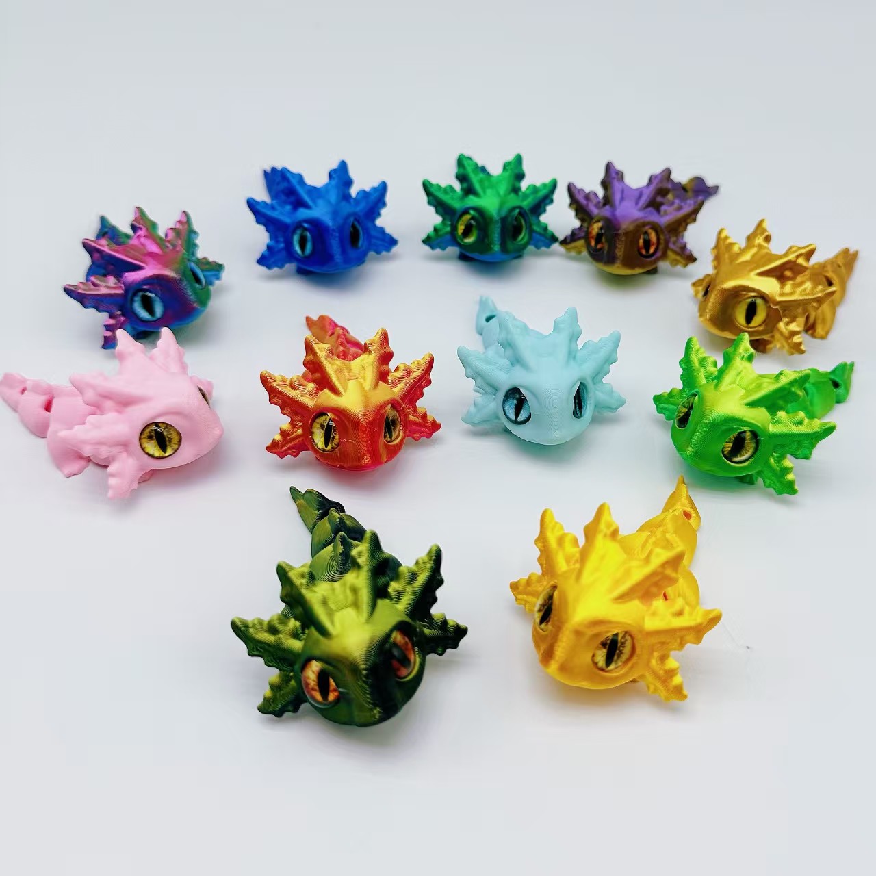 Figur Koleksi Axolotl 3D Cetak - Home Decor Express ulasan dan harga