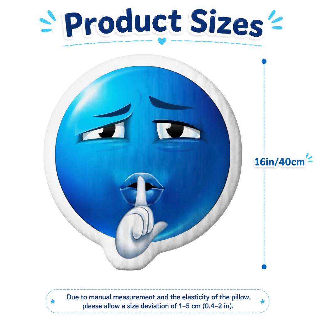 Bantal Berbentuk Bulat dengan  - Home Decor Emoji ulasan dan harga