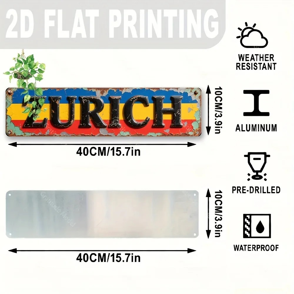 CIFbuy Plakat Dinding 2D Datar - Home Decor Zurich ulasan dan harga